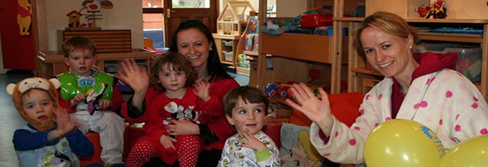 Pyjama day at Footprints Montessori